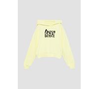 Oversized Kapuzen-Sweatshirt mit Front-Print 134/140 gelb 2163148.1120.134_140