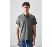 Oversized Polo-Kragen T-Shirt M