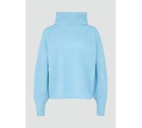 Oversized Pullover mit Rollkragen 44 blau 2164938.5194.44