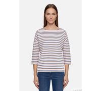 Oversized-Shirt mit Streifen Nature/Blue 42