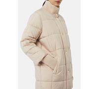 Oversized Steppjacke mit Ripp-Details beige 34