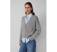 Oversized Strickjacke mit dekorativen Knöpfen 44 grau 2168074.97W2.44