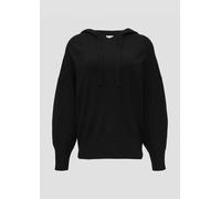 Oversized Strickpullover aus Viskosemix 32 schwarz 2158035.9999.32