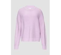 Oversized Strickpullover mit Strukturdetails 42 lila 2154764.4703.42
