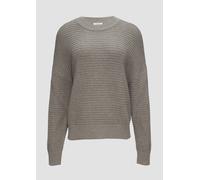 Oversized Strickpullover mit Strukturdetails 46 braun 2158475.83W1.46