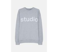 Oversized Sweatshirt Druck Grau M (01.740710-0033-M)