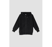 Oversized Sweatshirt-Jacke mit kuscheliger Innenseite 134/140 schwarz 2170702.9999.134_140