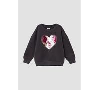 Oversized Sweatshirt mit Wende-Pailletten 104/110 grau 2174134.9866.104_110