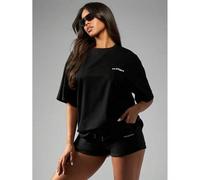 Oversized T-Shirt Lounge Lässig Streetwear Ikonisches Hasen-Logo Baseball Trikot Stil Signature Kollektion Urban Mode Athletischer Oberteil