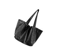 Oversized Water-Resistant PU Tote Bag, Anti-Scratch Professional Shoulder Purse for Daily Commuting & Shopping Retro Commuters Bag for Women Fashionable Fall Winter Shoulder Bag Wide Strap Comfortable