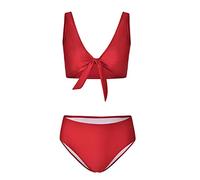 OVLAJ Bikini Damen Sexy Druck Hoher Taille Bikini Bikini Set Push Up Bikinis Frauen Badebekleidung Badebekleidung Triangle Bather Anzug Biquini-1,L