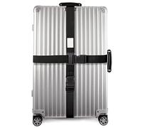 OW-Travel Koffergurt Kreuzgurt Schwarz Kofferband Gurt. Gürtel Kofferband Auffällig. Luggage Strap Gepäckgurt mit Namen und Adresse. Koffergurte Kofferbänder Flugreise Bunt für Koffer Taschen