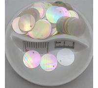 OWNPET 10 g, 20 mm, rund, lose Glitzer, Pailletten, Paillette, für Damen, Nähen, Hochzeit, Dekoration, Basteln, Kinder, DIY-Zubehör