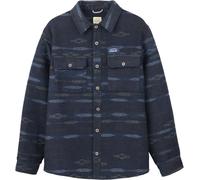 Oxbow - Surchemise à motif - Nightfall Jacquard Overshirt Deep Marine für Herren aus Wolle - Größe M - Navy blau Navy blau M