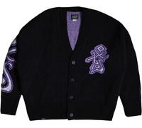 Oxbow - Weste aus Merinowolle und Alpaka - Holmen Double Jacquard Cardigan Black für Herren aus Wolle - Größe M - schwarz schwarz M