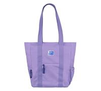 Oxford B-Trendy Schultertasche, 34 cm, gepolsterte Laptoptasche, recyceltes Polyester, lavendelfarben, dunkelviolett, 34x31x12cm, Casual