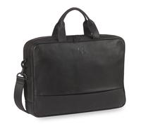 Harbour 2nd City Lights Aktentasche Leder 40 cm Laptopfach schwarz