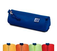 Oxford Federmäppchen für Mädchen und Jungen, Ø 7 cm rund, groß, langlebig, blau