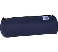 Oxford Federmäppchen, rund, Farben, 1 Fach, Kapazität: 22 x 7 x 7 cm, Reißverschluss, Polyester, Blau