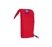 Oxford Schlampermäppchen Stand-Up mit Reißverschluss 22 x 9 cm Rot