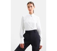Oxford Hemdbluse slim fit mit langer Manschette Weiß 48 (60.853543-0001-48)