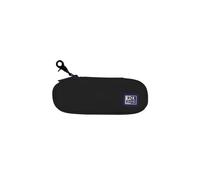 Schulmäppchen Etui Oxford B-Hook Schwarz - Mit Haken, Haftgummi für Heft, Kompakt, Polyester (21x4,8x8cm)