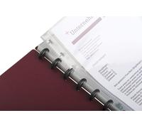 Oxford Ringmappe manageMe! Information-Manager 25 Hüllen A4 265 x 314mm bordeaux Packung mit 5 Stück - 100205609