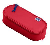 Oxford Schlamper-Etui, Polyester, oval, rot