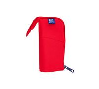 Oxford Schlampermäppchen Stand-Up mit Reißverschluss 22 x 9 cm Rot