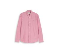 Denim Tom Tailor - Oxford Hemd mit Logo-Stickerei baroque rose chambray - Gr. - M