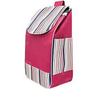 Oxford Stoff Einkaufstasche, Faltbare Ersatztasche für Warenkorb, Faltbare Ersatz Einkaufstasche Wasserdicht für Einkaufswagen (rot)