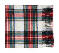 Oxfords Cashmere Reine Schurwolle Luxury Tartan Schal (Kleid Stewart)