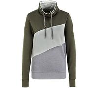 Kapuzenpullover OXMO "Hoodie OXAgda", Damen, Gr. M, grün (forest night), Web, Obermaterial: 70% Baumwolle CO. 30% Polyester PES., unifarben, casual, normal, ohne Ausschnitt, Langarm, Sweatshirts (3648