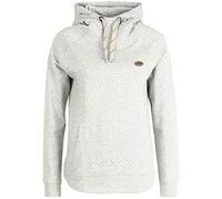 OXMO Amina Damen Kapuzenpullover Hoodie Pullover mit Kapuze, Größe:L, Farbe:Oyster Grey Melange (1401051)