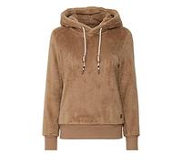 OXMO Anniken Hoodie Damen Kapuzenpullover Pullover mit Kapuze & Teddyfutter außen kurz, Größe:XS, Farbe:Kelp (171022)