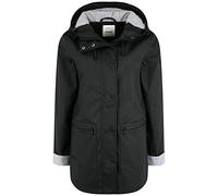 OXMO Becky Damen Regenmantel Regenjacke Übergangsjacke, Größe:XL, Farbe:Black (799000)