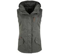 OXMO Bellissa Damen Weste Outdoor-Weste, Größe:M, Farbe:DARK GREY (792890)