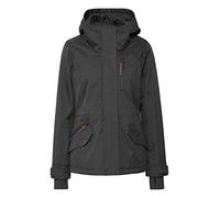 OXMO Bellissa Damen Winterjacke Damenjacke Jacke gefüttert mit Kapuze, Größe:M, Farbe:DARK GREY (792890)