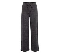 Sweathose OXMO "Sweathose OXBerenice", Damen, Gr. S, N-Gr, grau (dunkelgrau melange), Obermaterial: 58% Viskose CV. 38% Polyester PES. 4% Elasthan EL., unifarben, casual, loose fit knöchellang, Hosen 