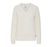 OXMO by OXNanny Damen Strickpullover Grobstrick Pullover V-Ausschnitt