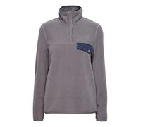 OXMO by OXNyfine Damen Fleecejacke Sweatjacke Jacke Stehkragen