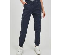 OXMO Coco Damen Cargo Hose Stoffhose Regular Fit, Größe:M, Farbe:Total Eclipse (194010)