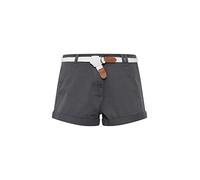 OXMO Chanett Damen Chino Shorts, Größe:38, Farbe:Dark Grey (792890)