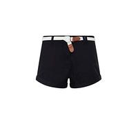 OXMO Chanett Damen Chino Shorts, Größe:44, Farbe:Black (799000)