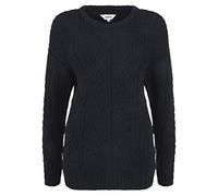 OXMO Chiara Damen Strickpullover Grobstrick Pullover mit Rundhalsausschnitt, Größe:M, Farbe:Insignia Blue (194010)