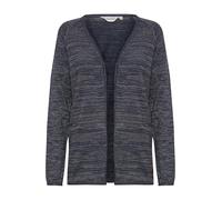 OXMO Danila Damen Strickjacke Feinstrick Cardigan Strickcardigan mit offenem V-Ausschnitt, Größe:S, Farbe:Ensign Blue (70260)