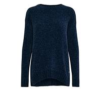 OXMO Elvina Damen Strickpullover Grobstrick Pullover, Größe:M, Farbe:Insignia Blue (194010)