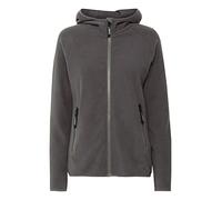OXMO Finja Damen Fleecejacke Sweatjacke Jacke mit Kapuze, Größe:M, Farbe:Pewter (185203)