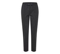 OXMO Hellas Damen Sweathose Sweatpants Relaxhose Regular Fit, Größe:XXL, Farbe:Dark Grey Melange (201147)