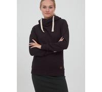 Kapuzenpullover OXMO "Hoodie OXJulia", Damen, Gr. M, schwarz (schwarz teddy), Obermaterial: 60% Baumwolle CO. 40% Polyester PES., Sweatshirts Kapuzenpullover (93928703-M) schwarz teddy